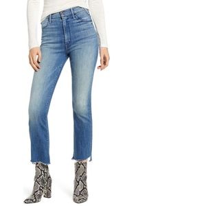 Mother Jeans The Hustler Two Step Ankle Fray